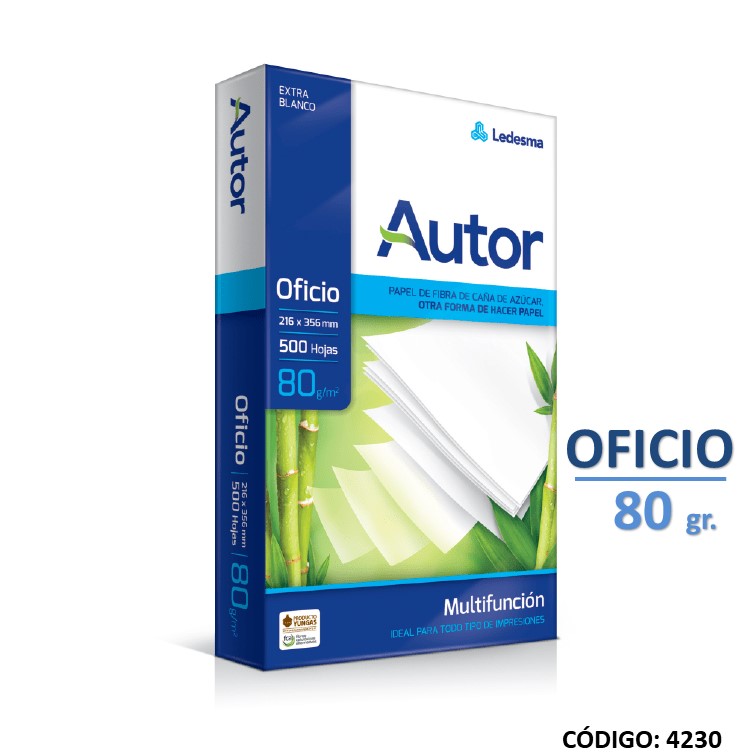 Resma led. autor legal 80 g