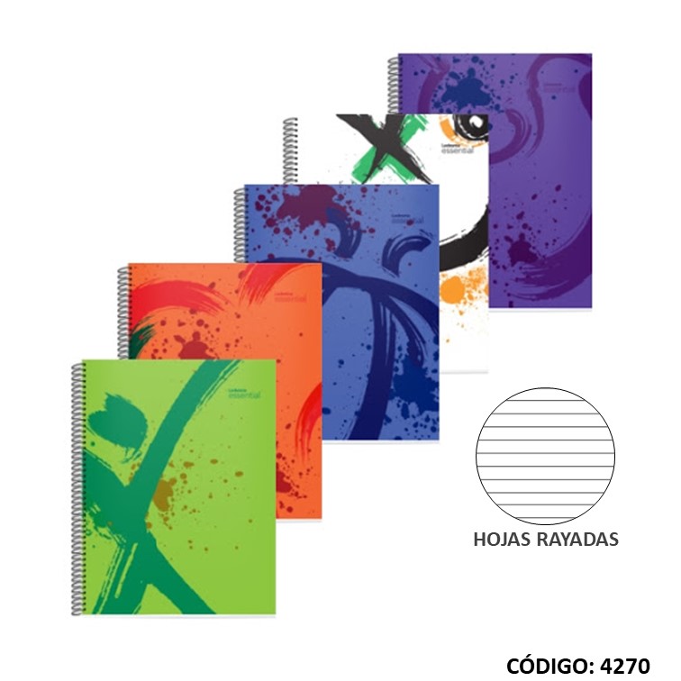 Cuaderno a4 t/d essential pp x84h