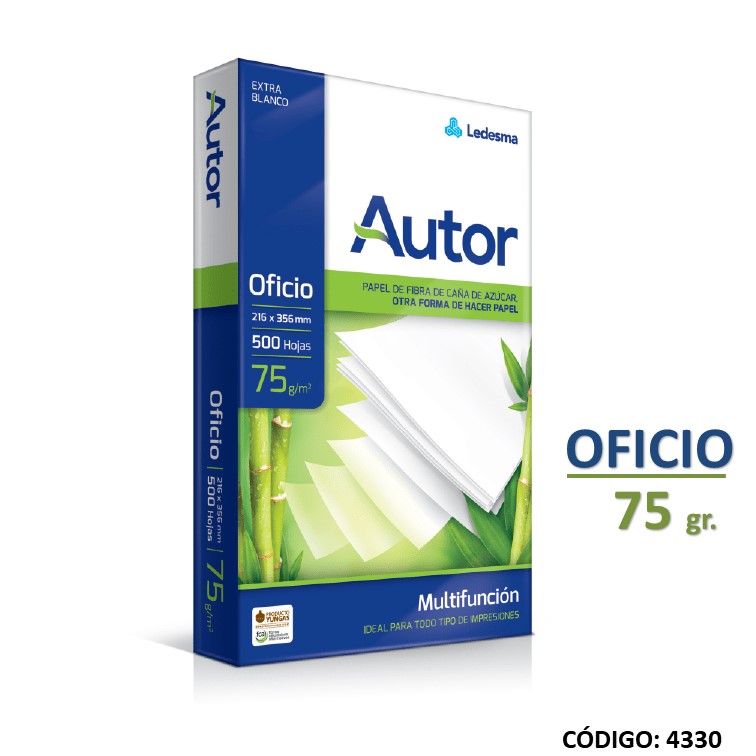 Resma led. autor legal 75 g