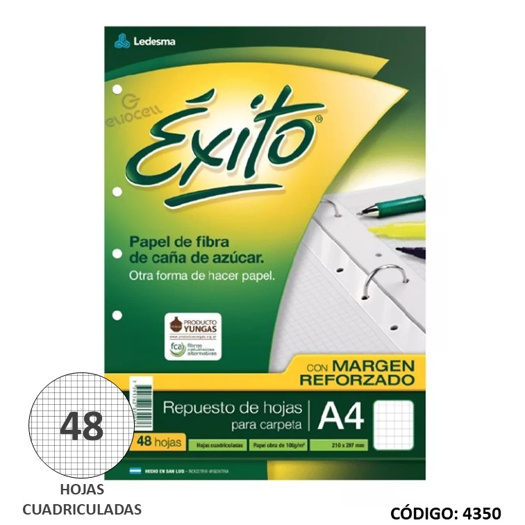 Repuesto a4 exito m/r x48h