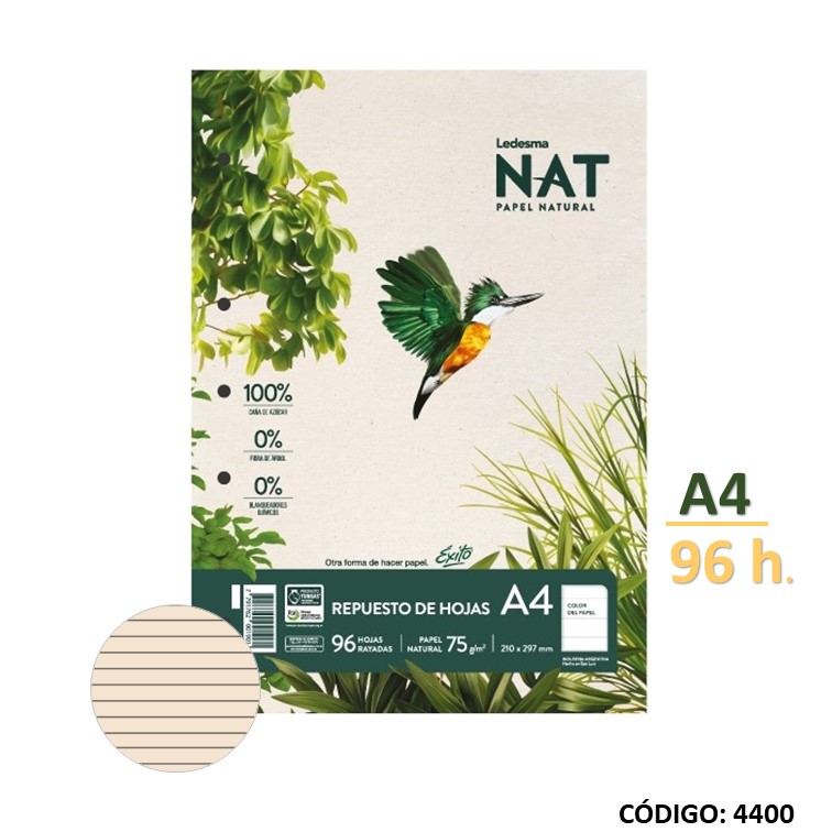 Repuesto a4 ledesma nat x 96h