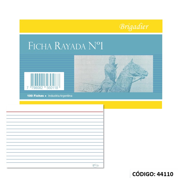 Fichas rayadas n 1 x100 130g