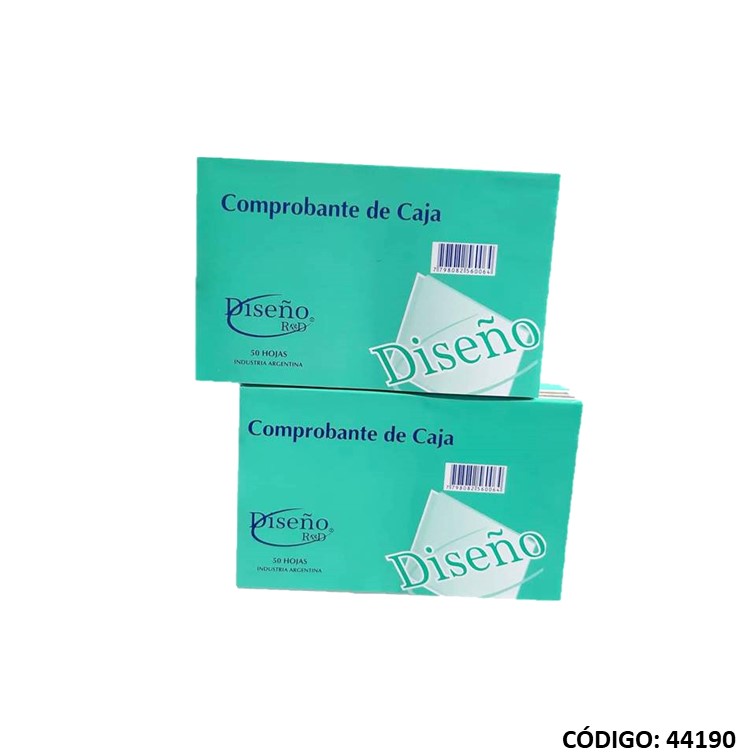 Talon comprobante de caja