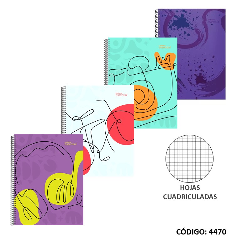Cuaderno a4 t/d essential pp x84h