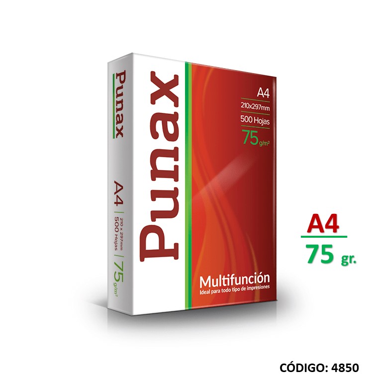 Resma led. punax a4 75 g