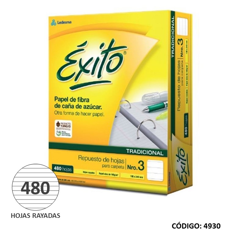 Repuesto n3 exito ecol. x480h