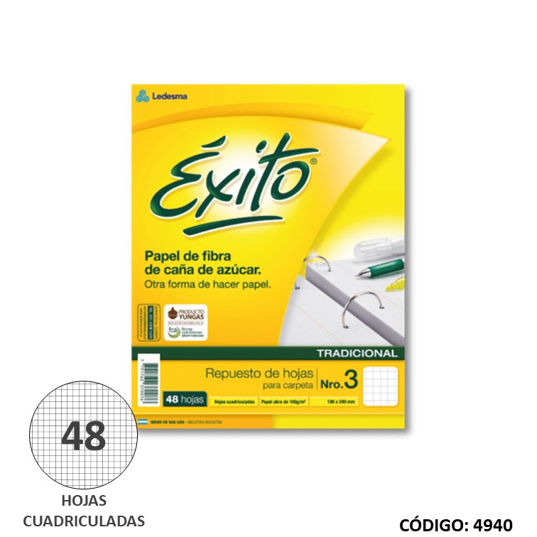 Repuesto n3 exito ecol. x 48h