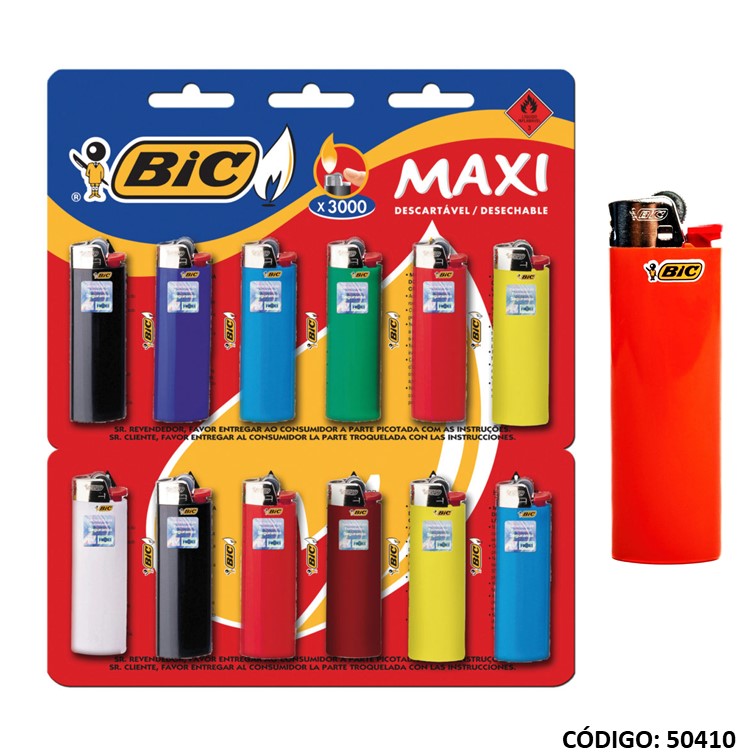 Encendedor bic maxi j6 blister