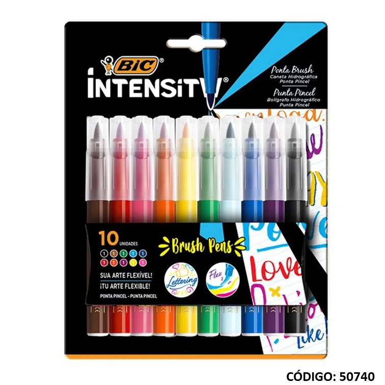 Fibra pincel bic intensity