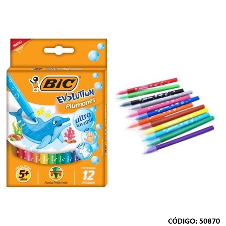 Fibra bic plumones evolution