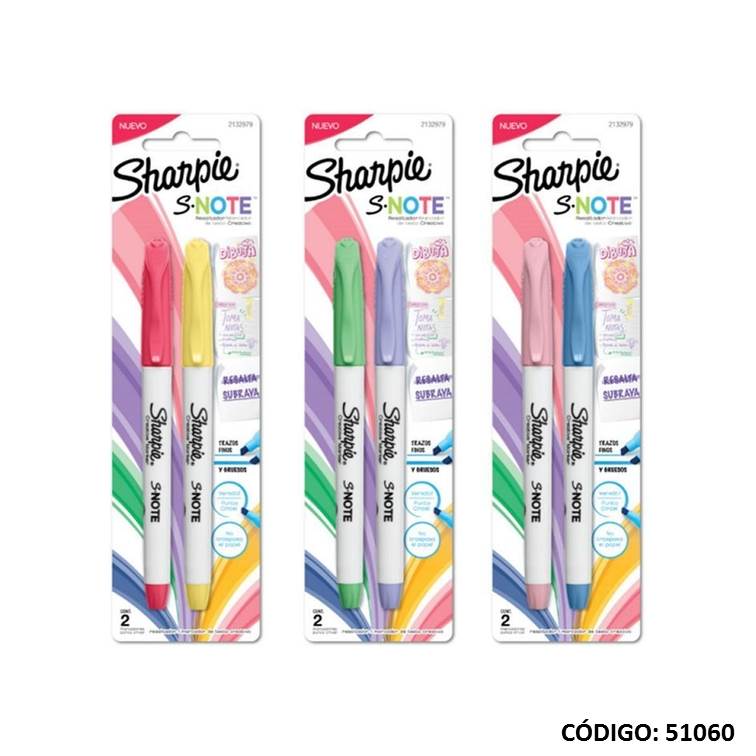 Marcador sharpie snote creative surtido