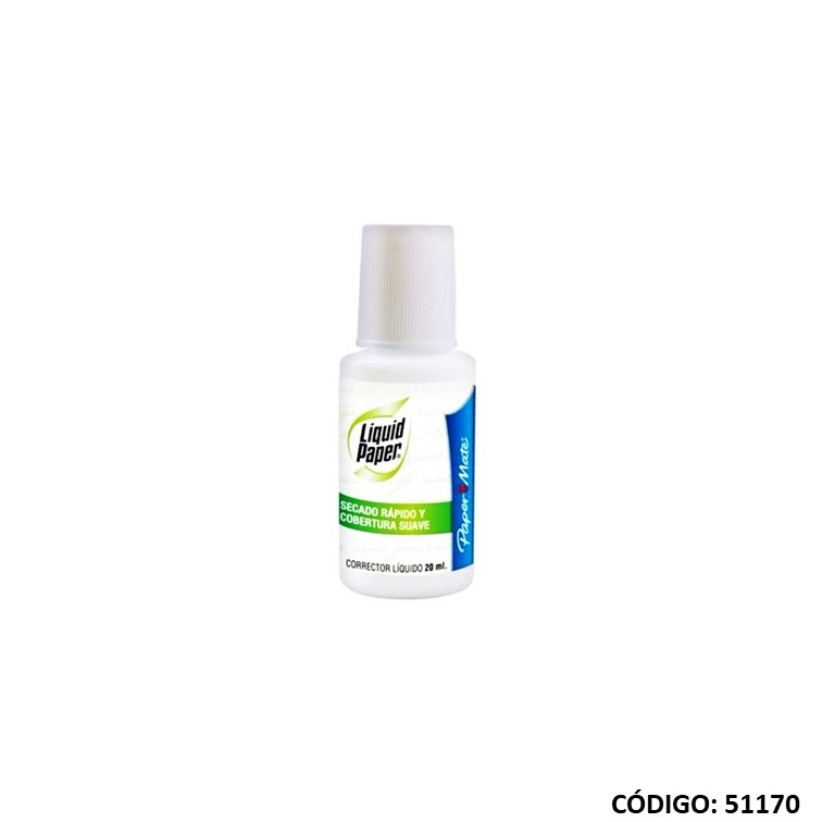 Corrector frasco liquid paper x20ml