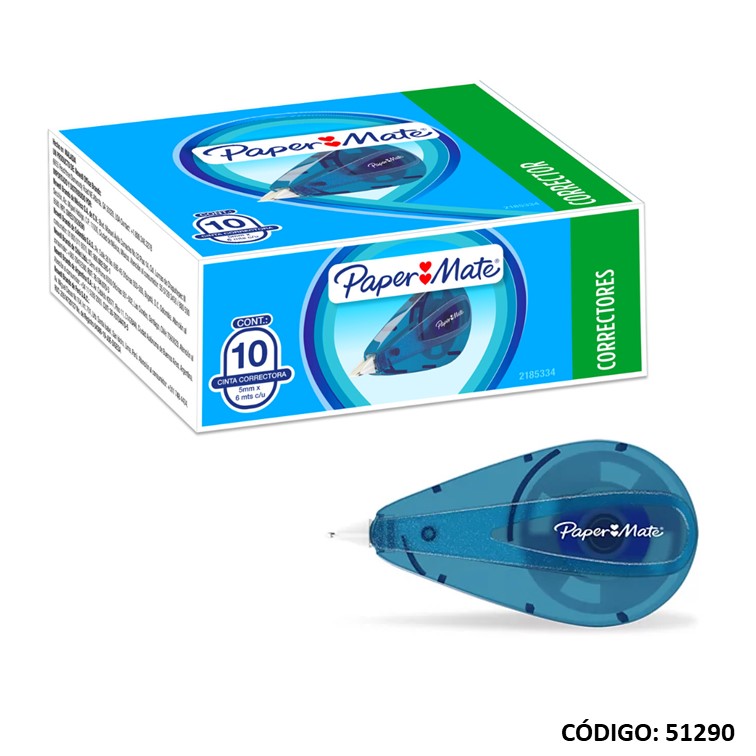 Corrector cinta p/mate 5mmx6m