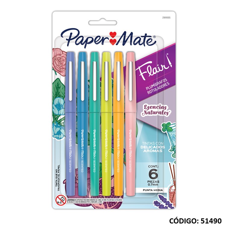 Fibra pm flair perfumada surtido