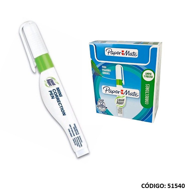 Corrector lapiz liquid paper mini