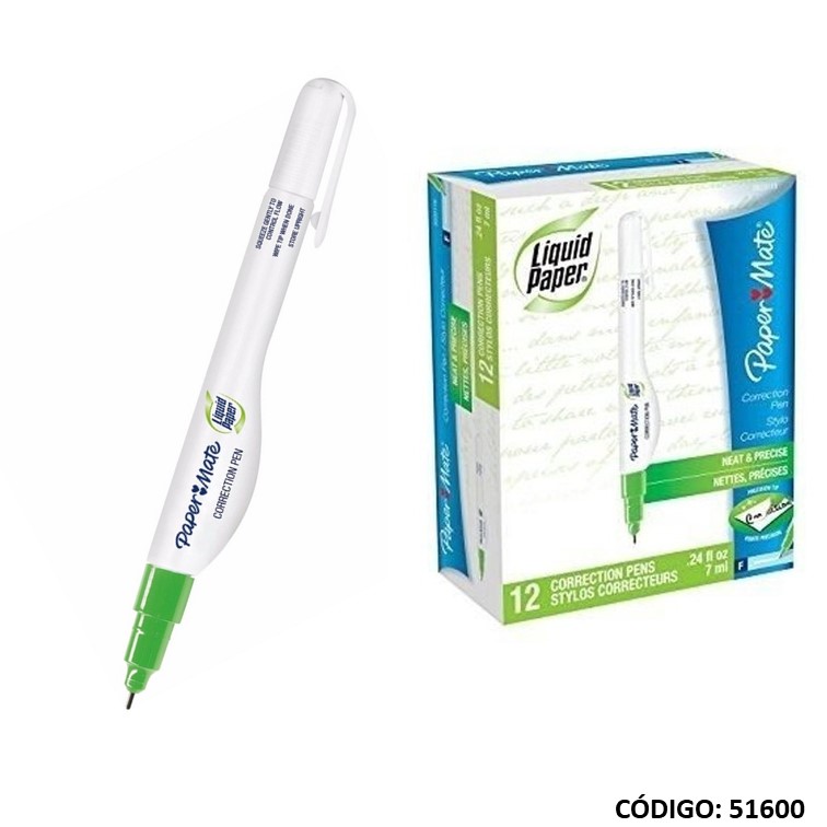 Corrector lapiz liquid paper