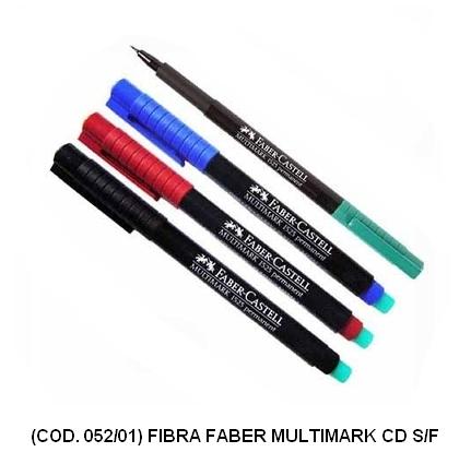 Fibra faber multimark permanente (12/144) colores