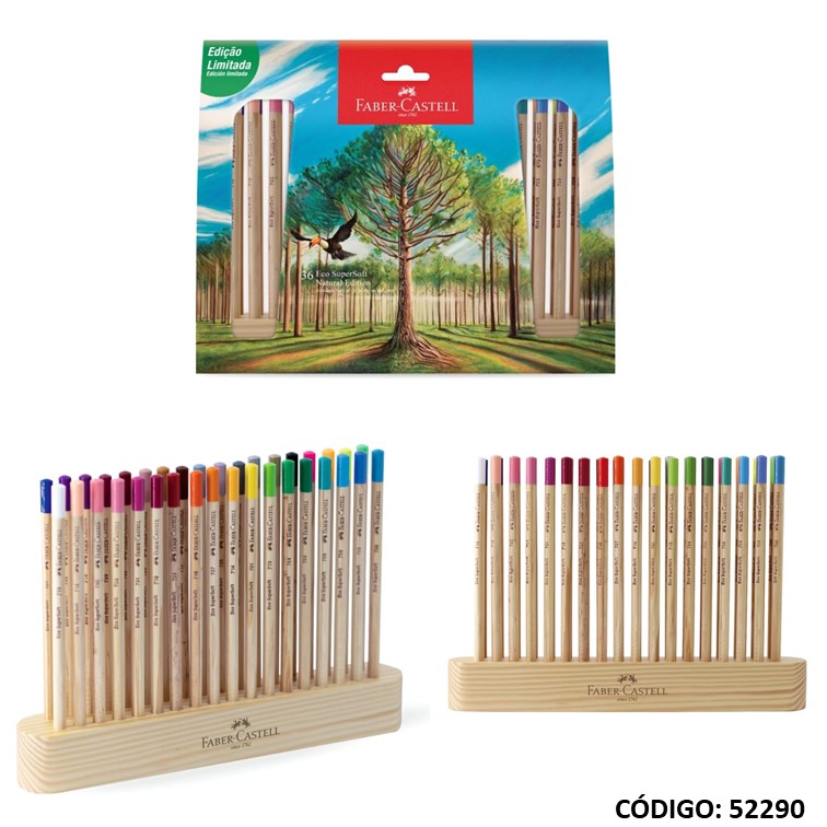 Lapiz/color faber supersoft natural x36 l