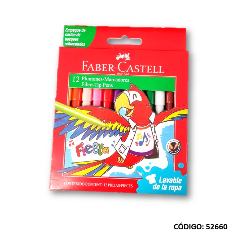 Fibra faber castell fiesta 45 x10l