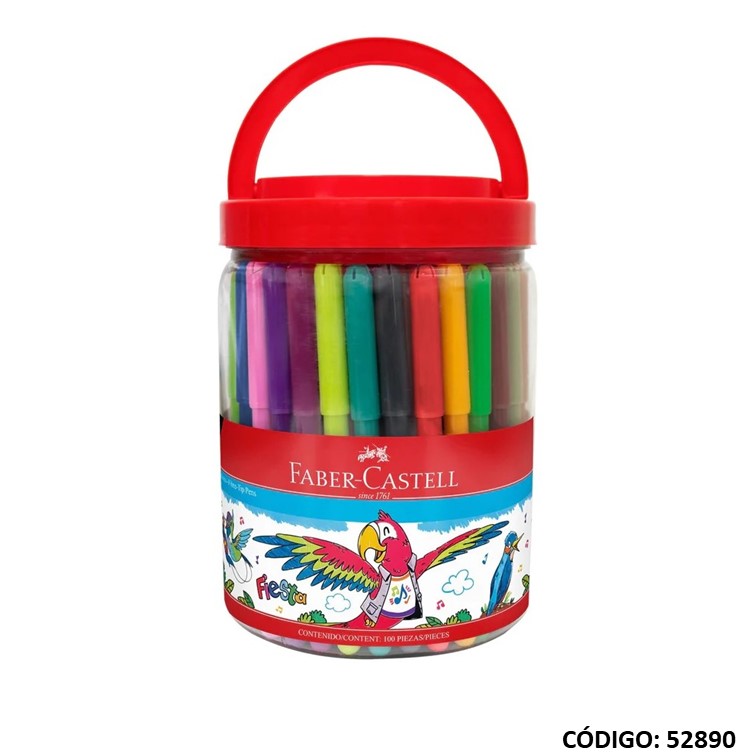 Fibra faber castell fiesta x100l