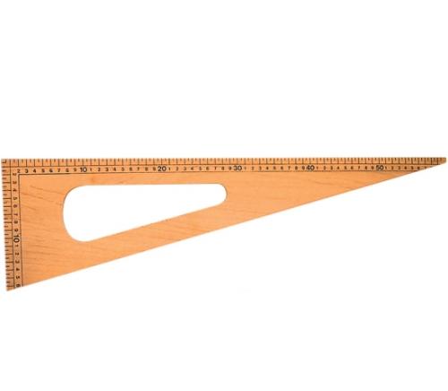 Escua madera 60cm. p/pizarron