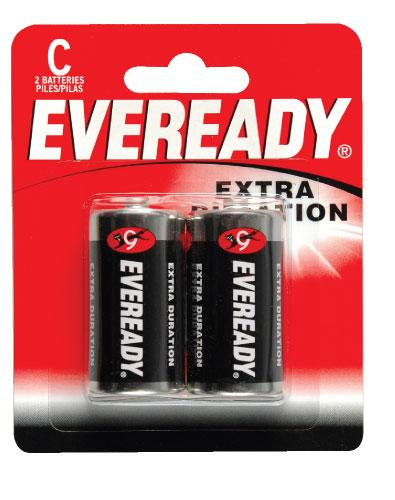 Pilas eveready c mediana-bl. {2u.}