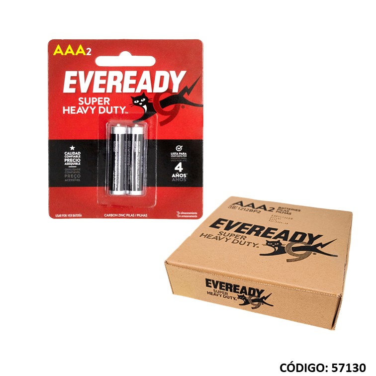 Pilas eveready aaa 18bl. {36u.}