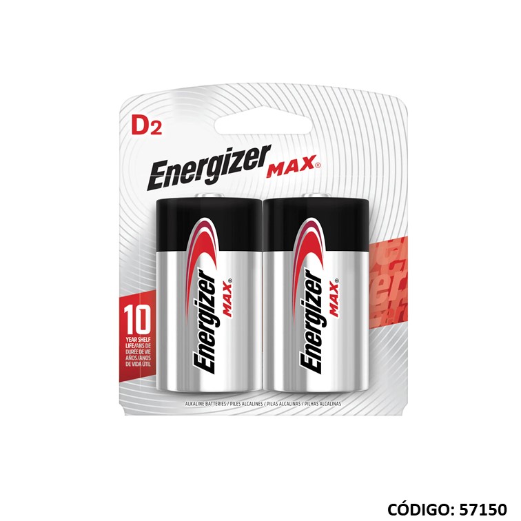 Pilas energizer d grande {2u.}
