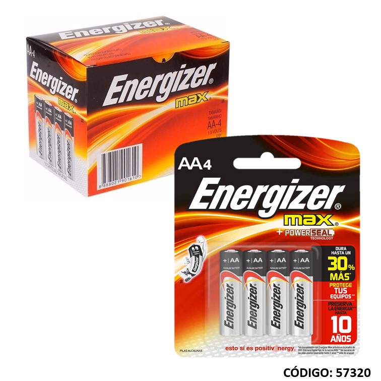 Pilas energizer aa 10bl. {40u.}