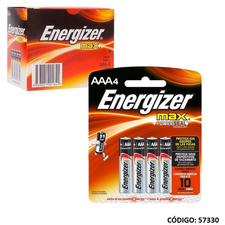 Pilas energizer aaa 10bl. {40u.}