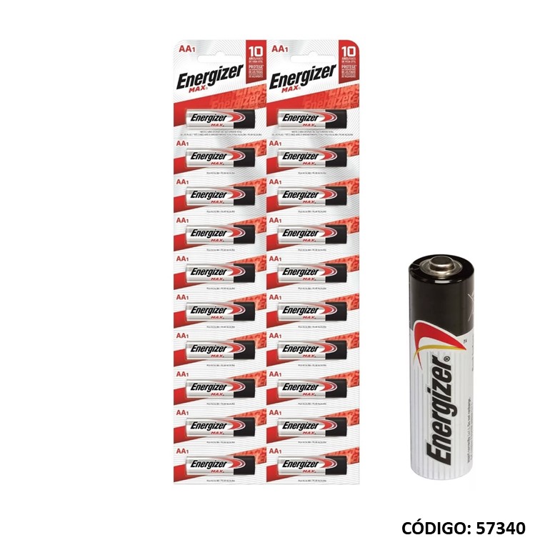 Pilas energizer aa