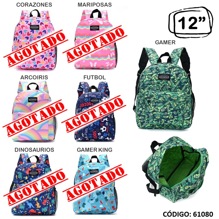 Mochila jardín goodpak 12"" fantasia
