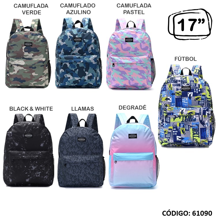 Mochila goodpak 17"" fantasia
