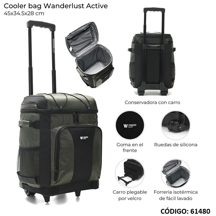 Bolso conservadora c/carro wanderlust 36885/6