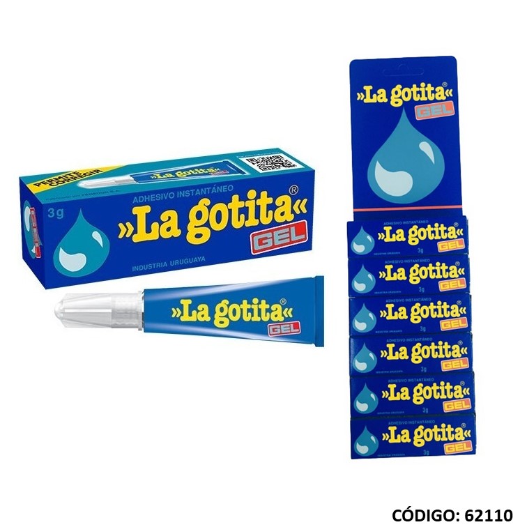 Adhesivo p. la gotita gel 3 g