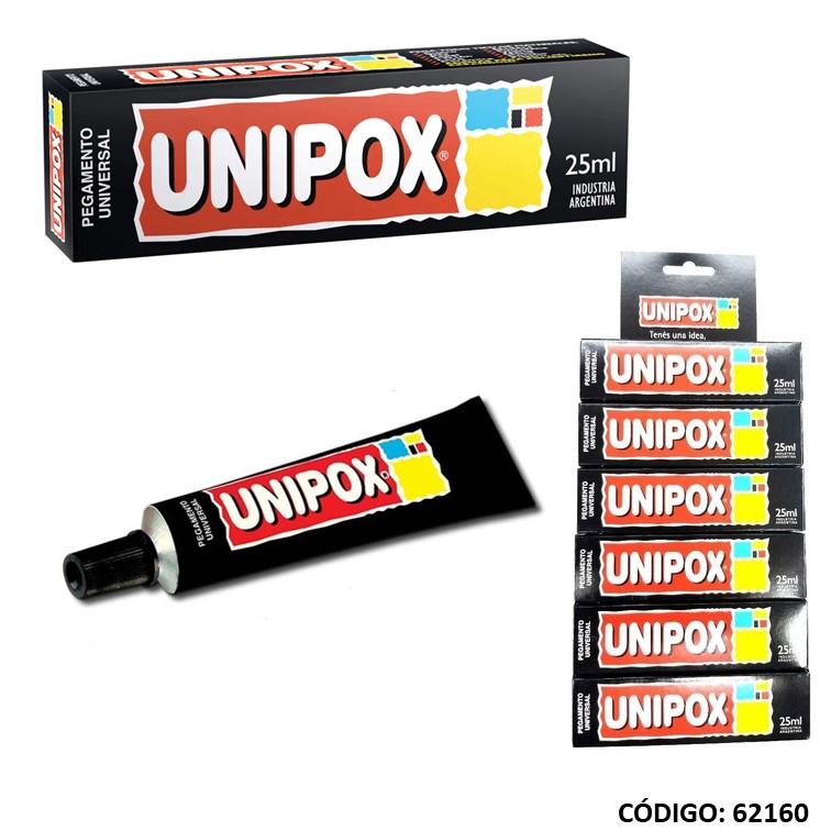 Adhesivo p. unipox 25ml. universalersal x6