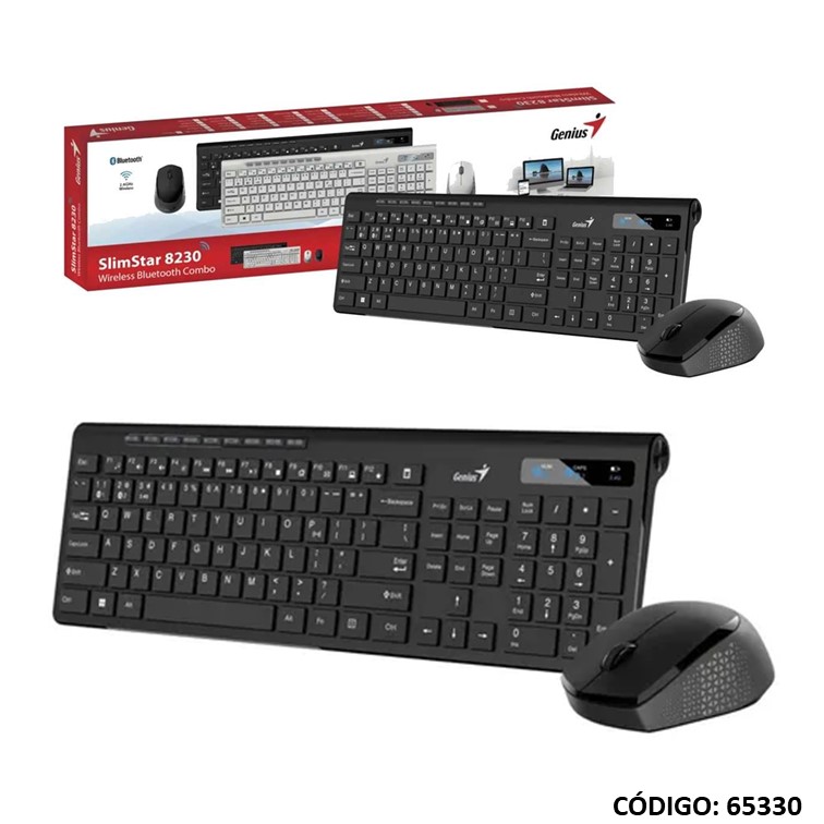 Com teclado + mouse genius q8230 inalam
