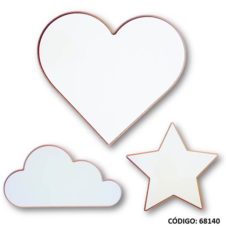 Pizarra blanca c/forma kids