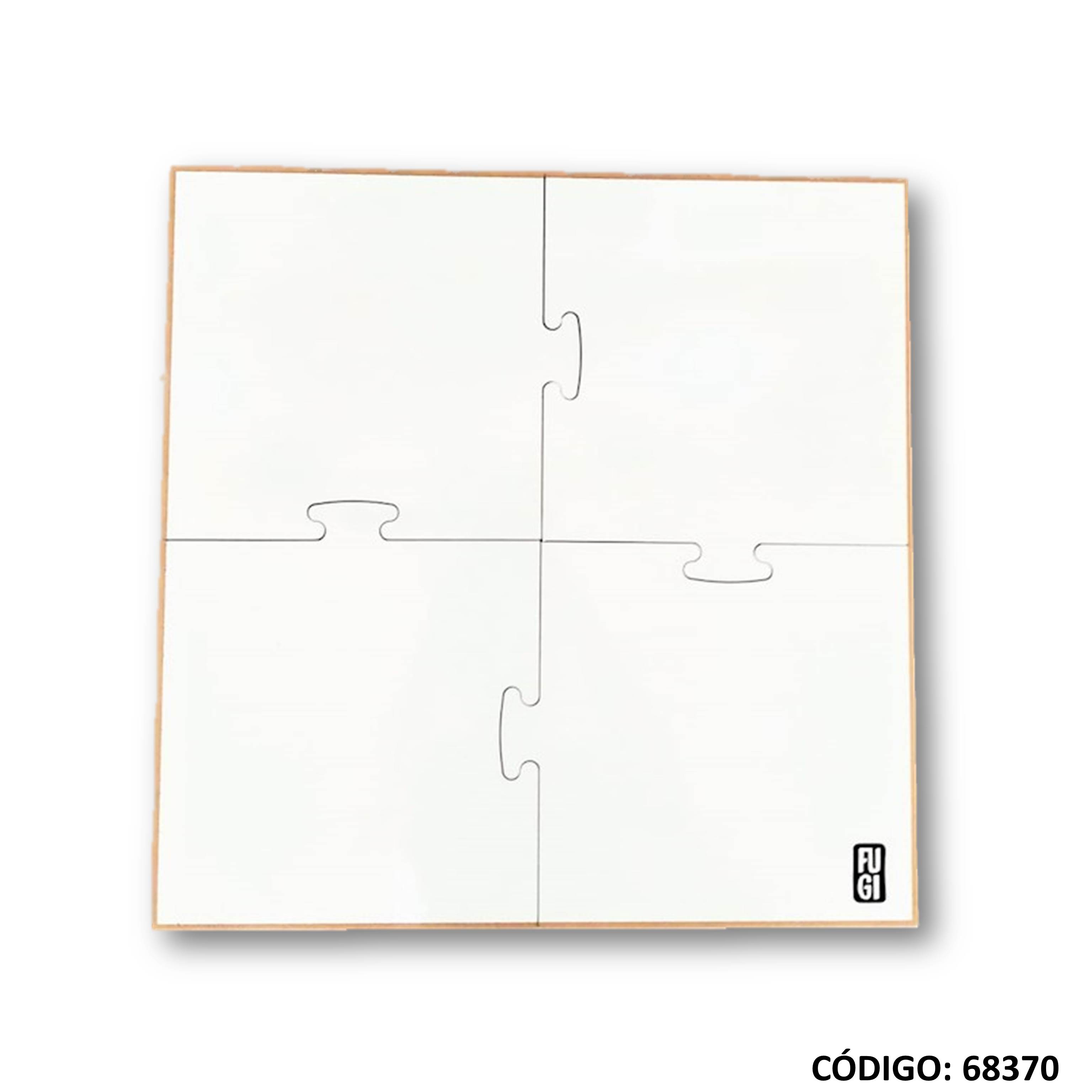 Pizarra blanca puzzle 50x50