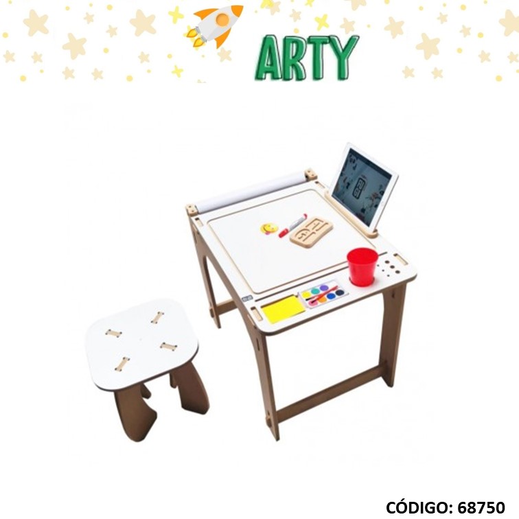 Mesa didactica arti montessori fugi + silla
