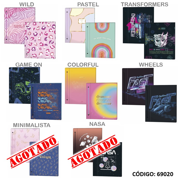 Carpeta n3 cartone fw lic./fant