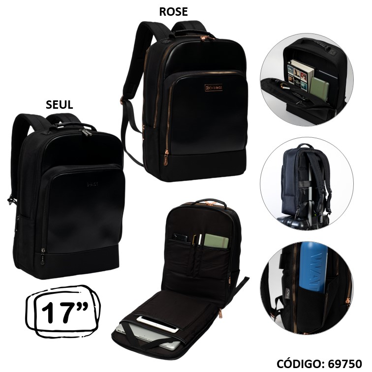 Mochila portanot. fw 17"" b-pack rose/seul 096/107