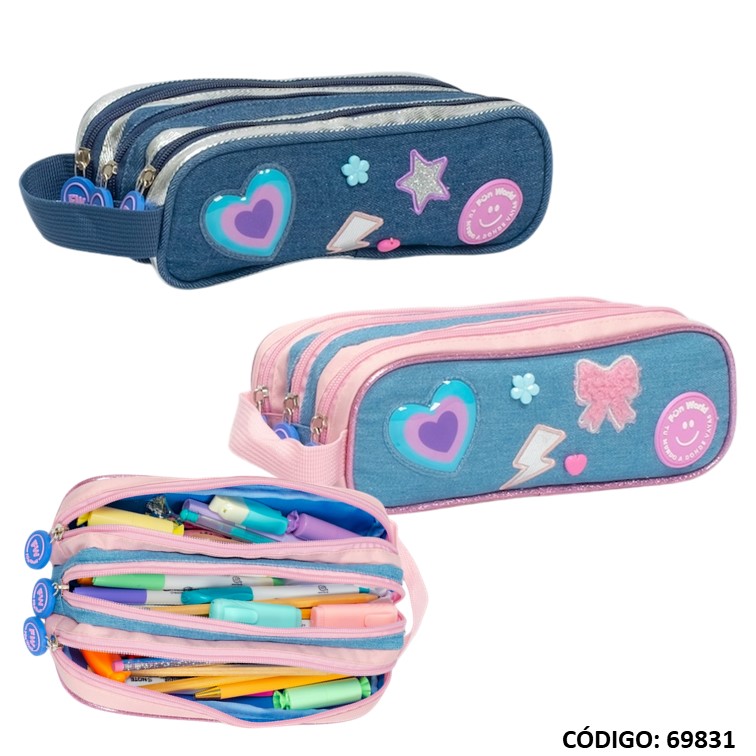Cantimplora fw tubo denim chic