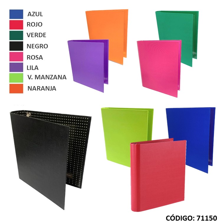 Carpeta 3a cartone color