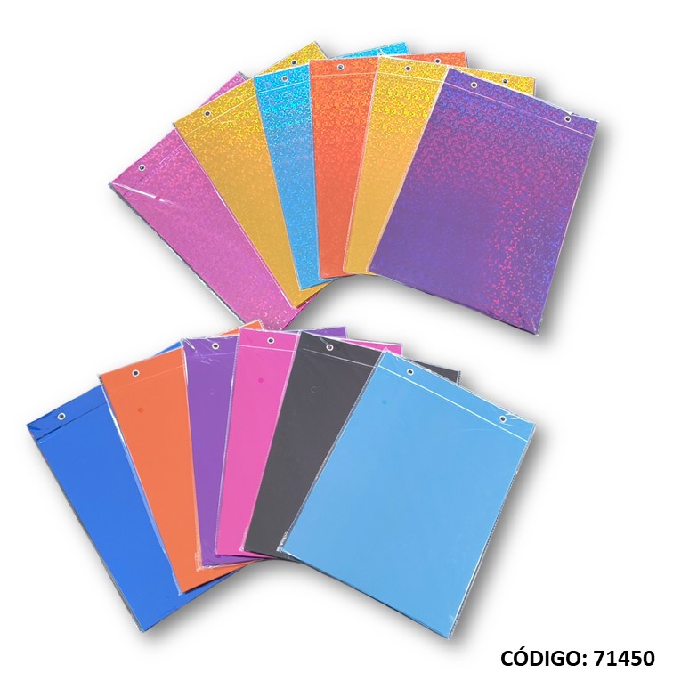 Carpeta ap cartone rexon metalic/holo