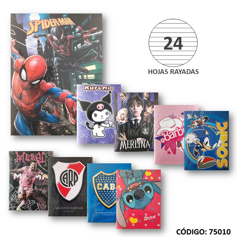 Cuaderno t/b luxor licencia x24h