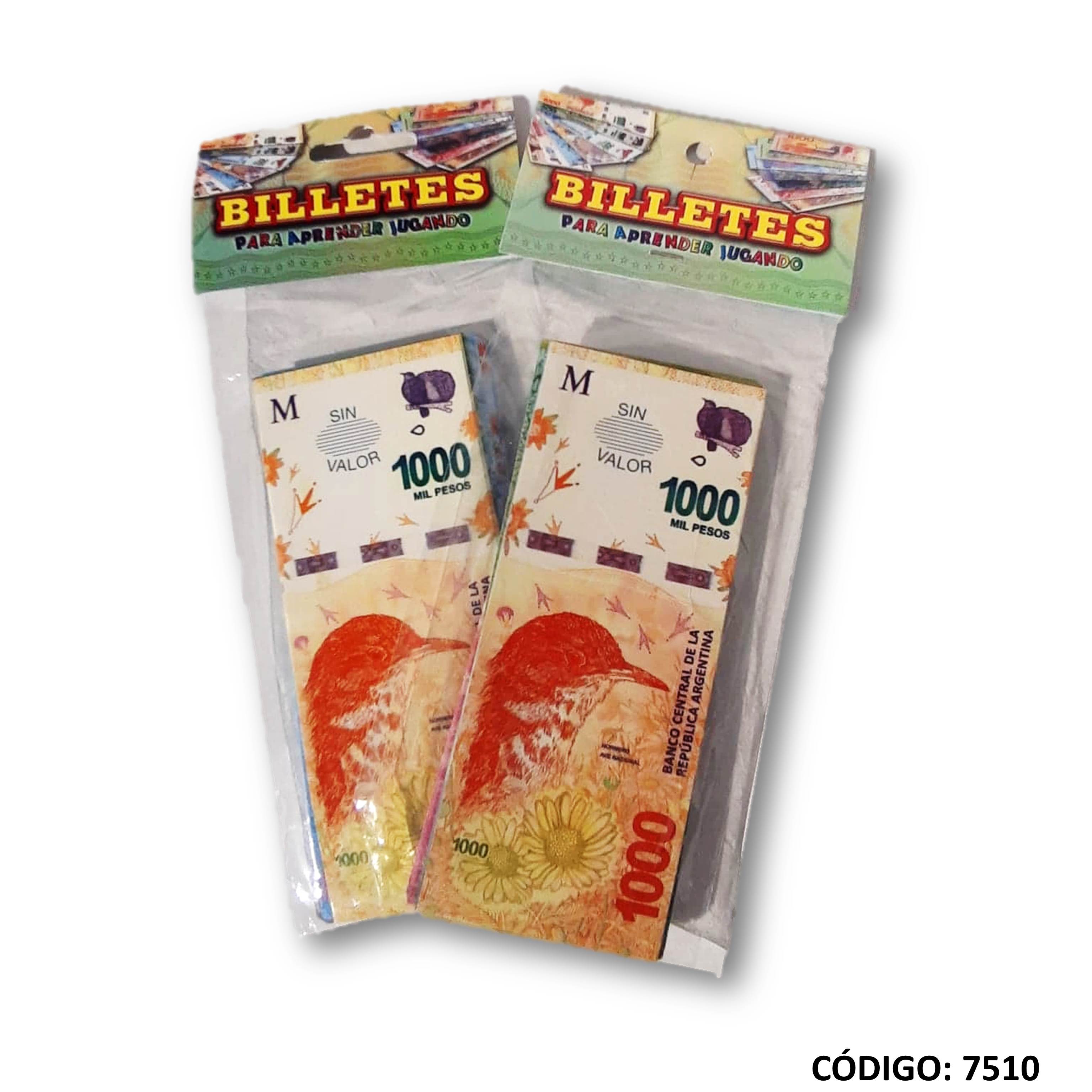 Didáctico billetes para aprender jugando
