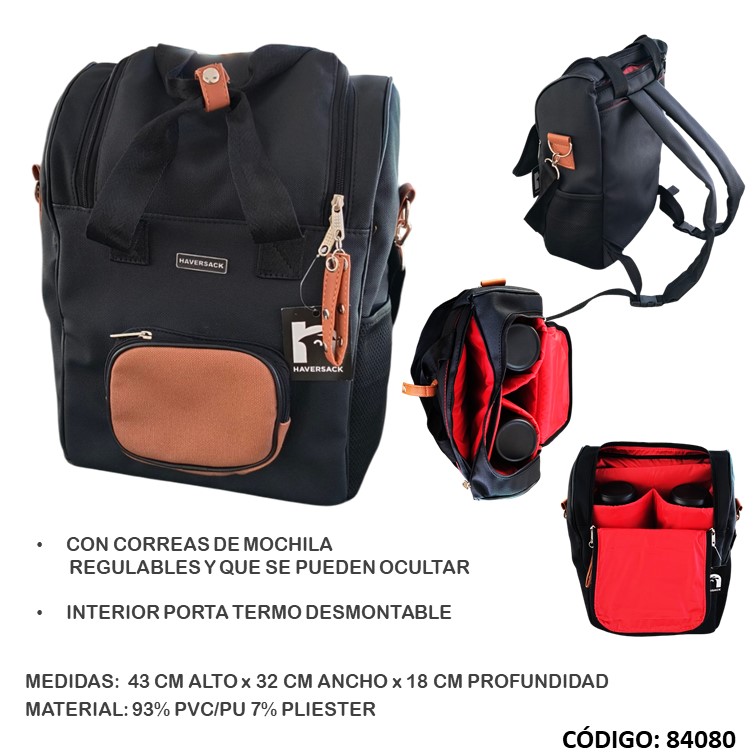 Bolso matero haversack canvas 6579