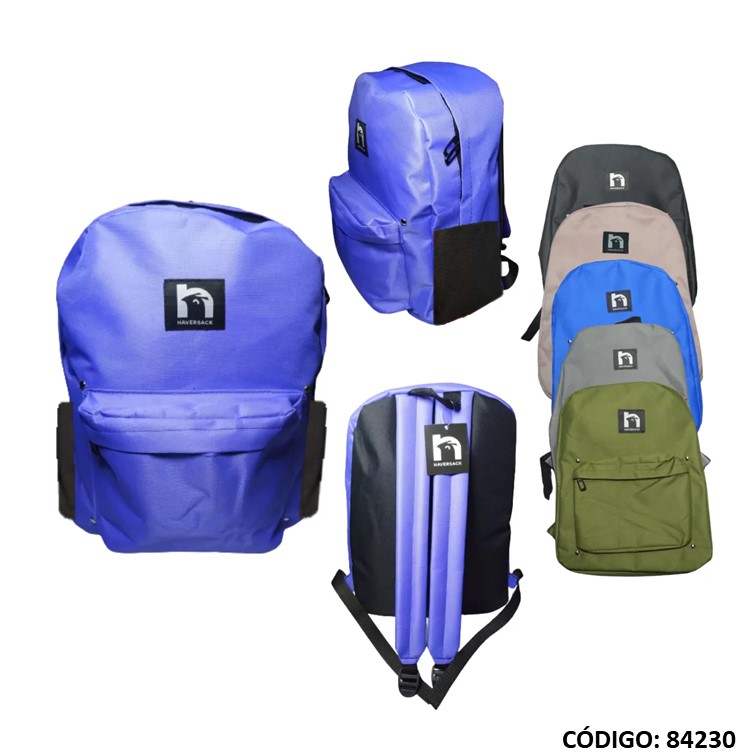 Mochila portanot. haversack 17"" cord. lisa 5197