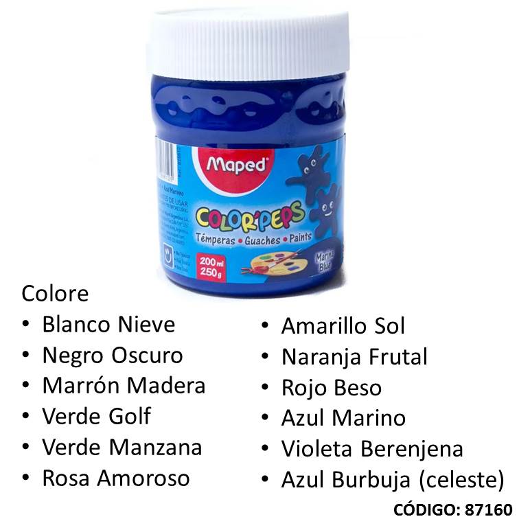 Tempera maped pote x200ml